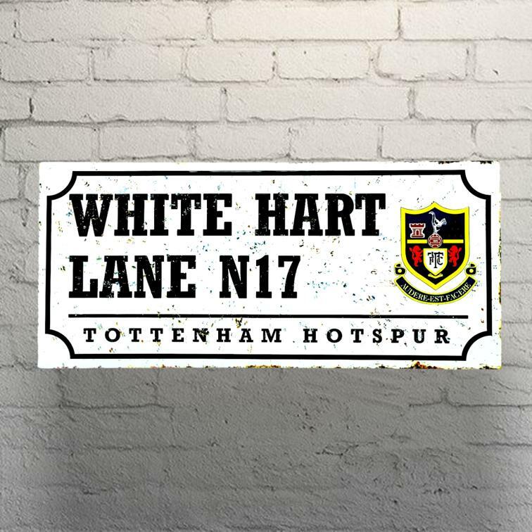 熱刺經典白鹿徑球場金屬路牌