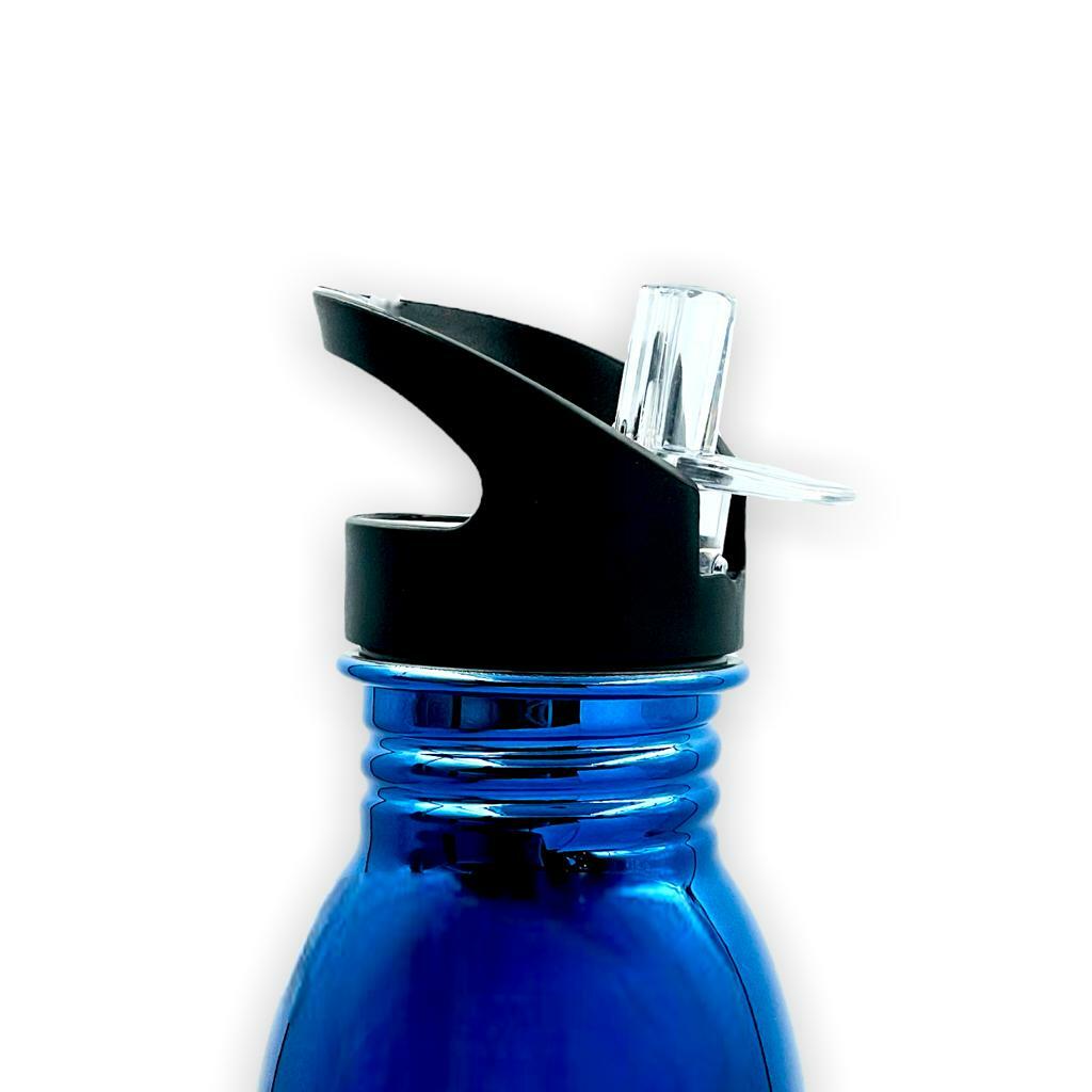 熱刺閃藍色漸變金屬水樽