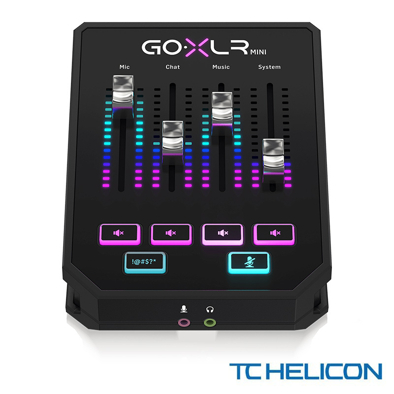 TC Helicon GO XLR Mini 直播電競混音人聲效果器