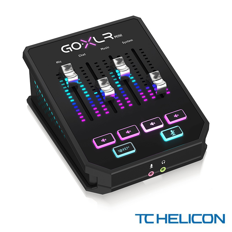 TC Helicon GO XLR Mini 直播電競混音人聲效果器