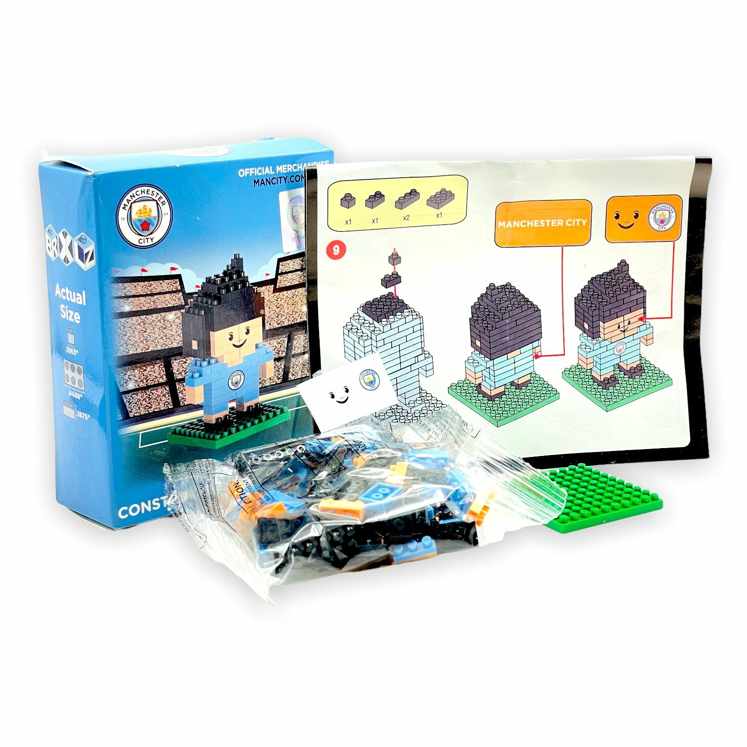 曼城粒粒積木球迷仔