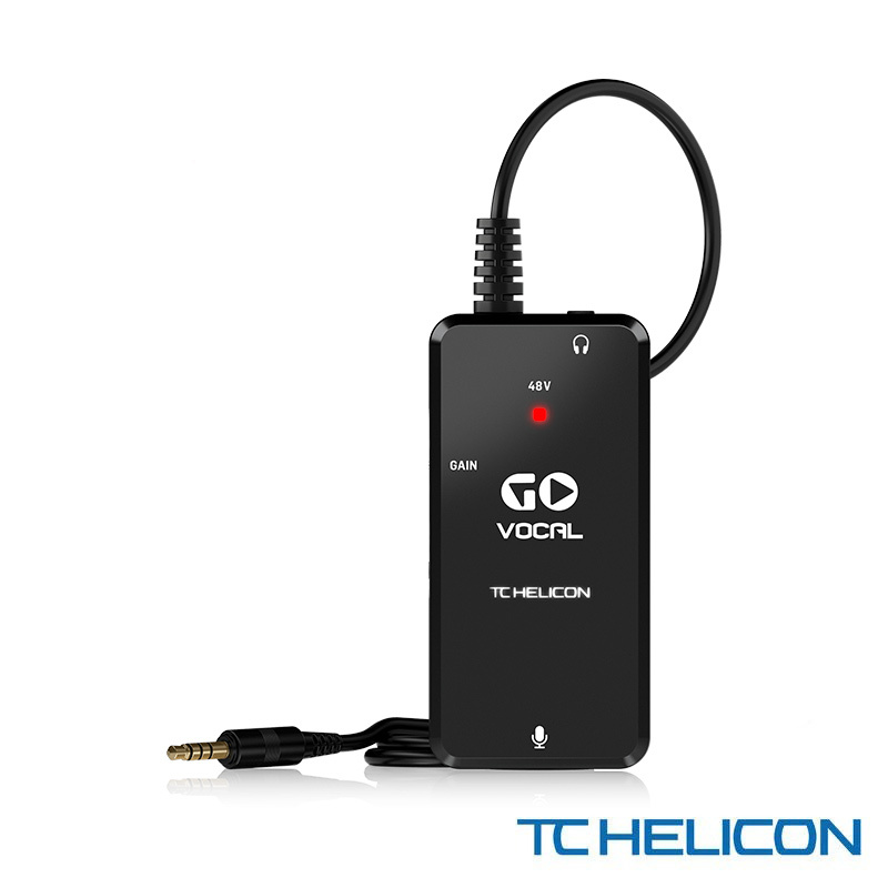 TC Helicon go vocal 麥克風前極 手機 iPad隨插隨用 錄音介面