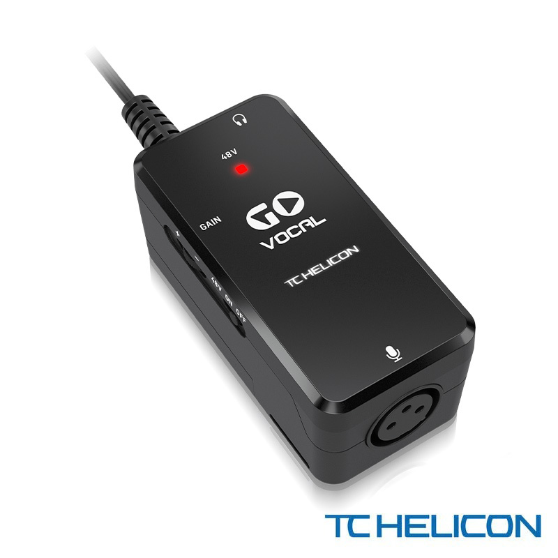 TC Helicon go vocal 麥克風前極 手機 iPad隨插隨用 錄音介面