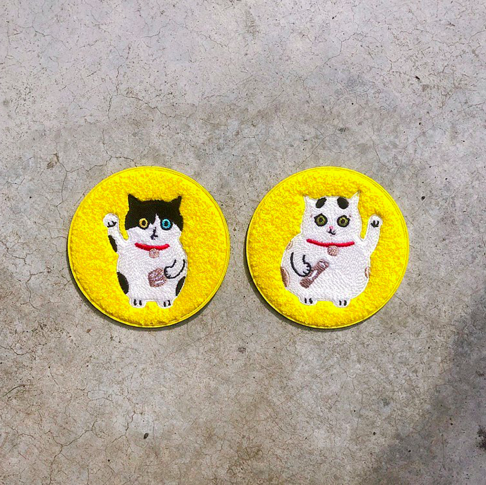 招財貓 貓咪杯墊（2入）|superB studio