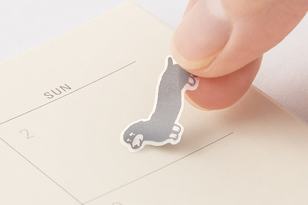 MIDORI 手帳對話透明貼紙