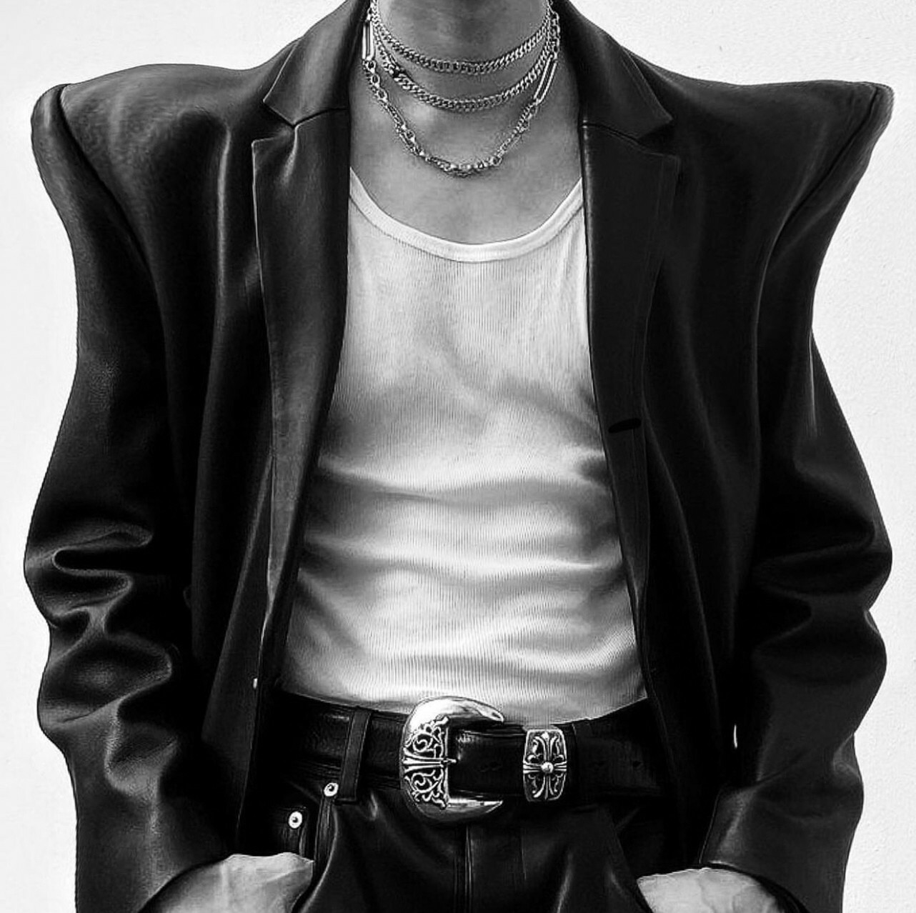 Fe3c 新款 雙層鎖鏈 鏈條 項鍊 細鏈 Chains & Hoops Necklace