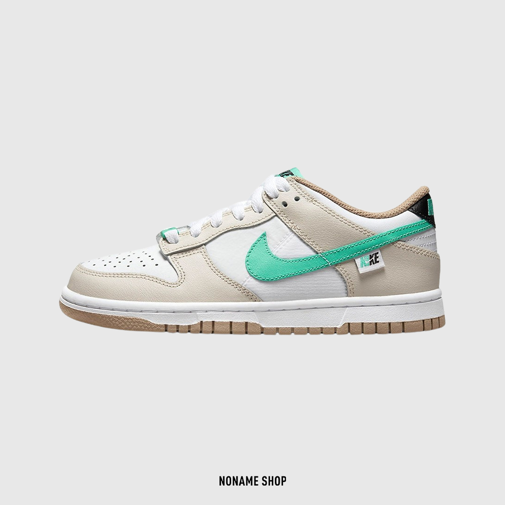 NIKE Dunk Low "Tan Mint" GS 大童 小標 薄荷綠