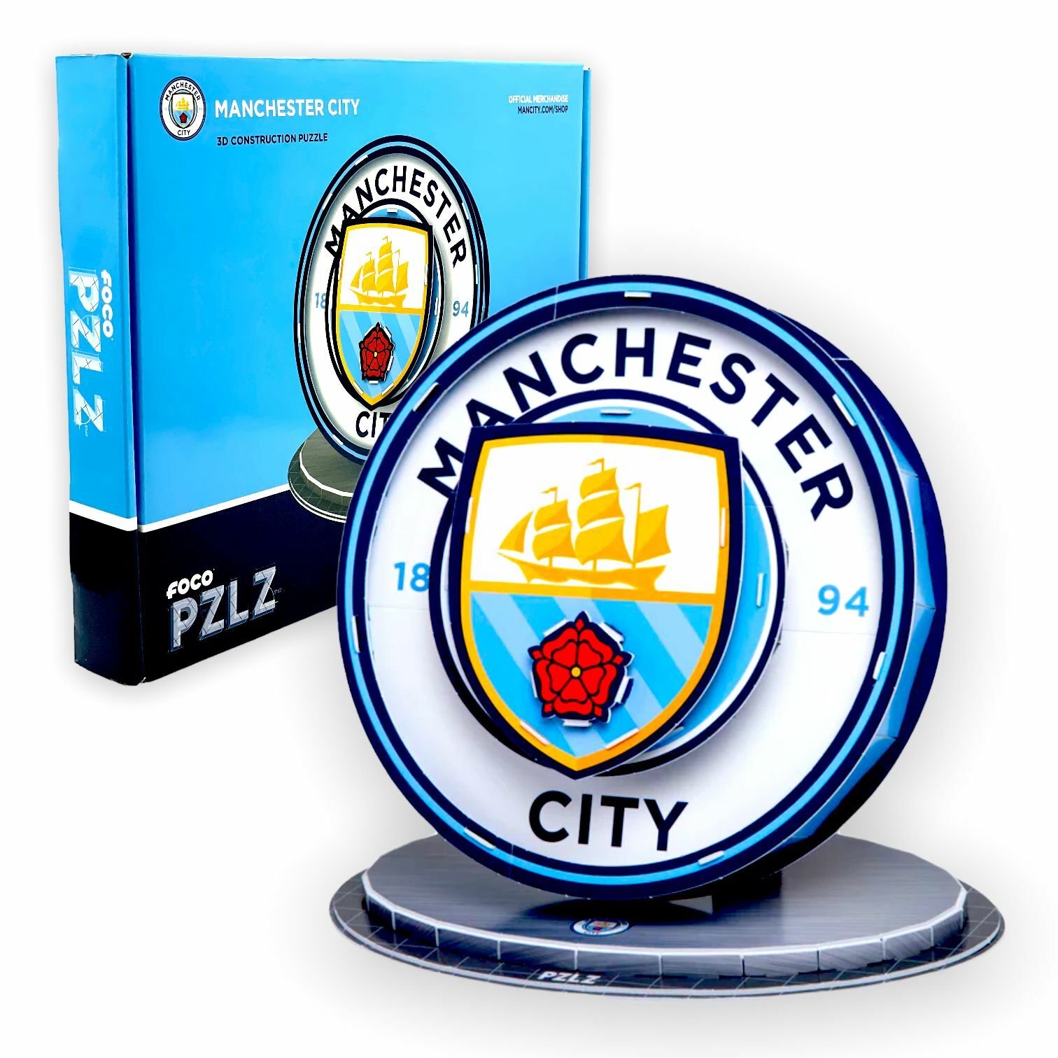 曼城會徽3D立體拼圖