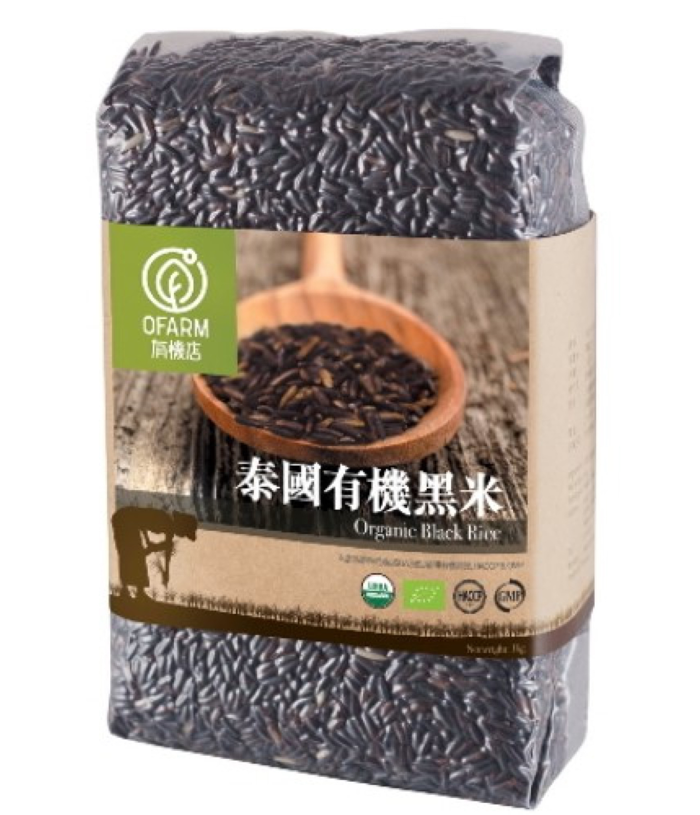 H1: O'FARM - 泰國有機黑米 1KG