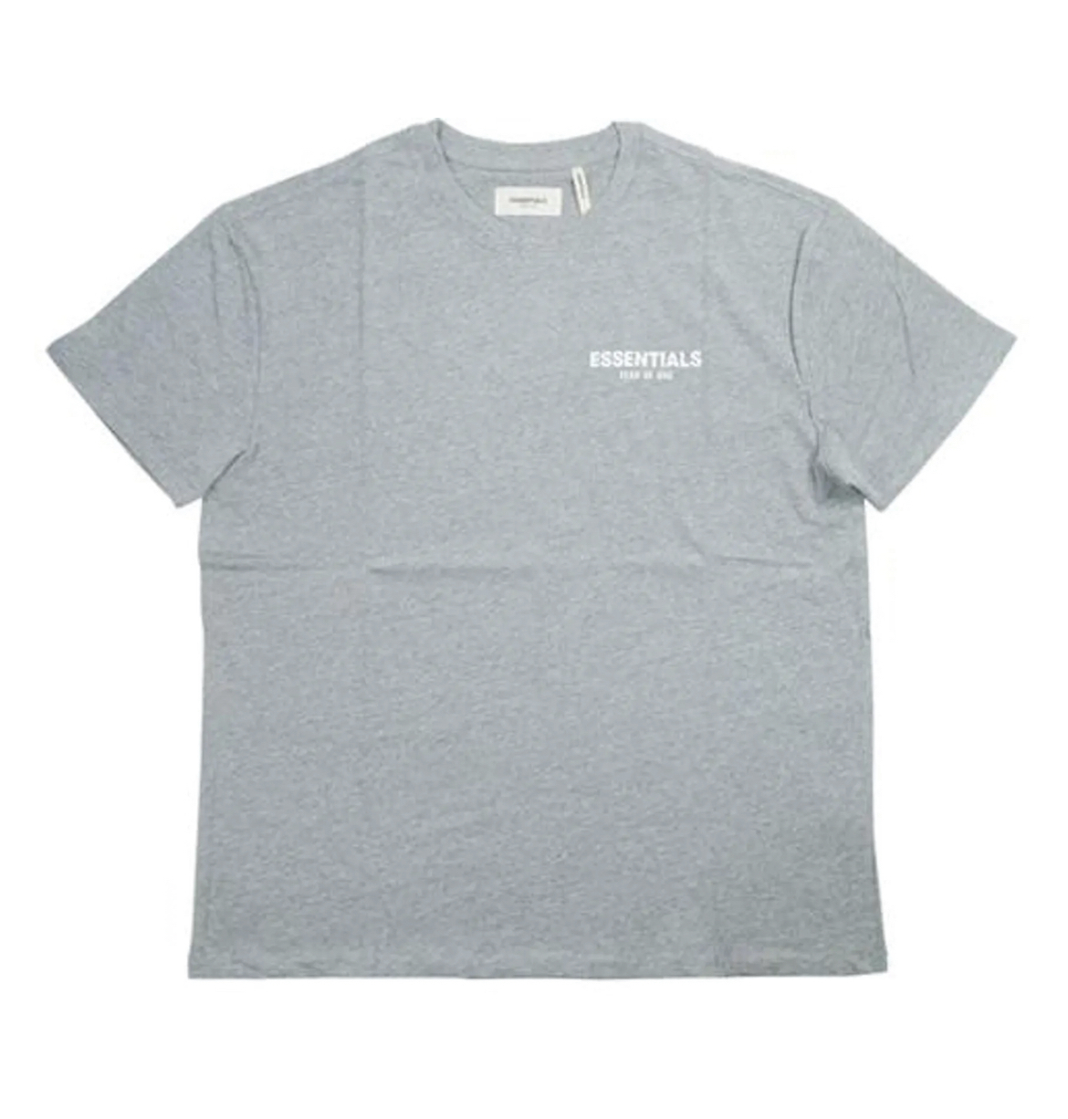 Fear Of God FOG Essentials Boxy Logo Tee T-Shirt Grey