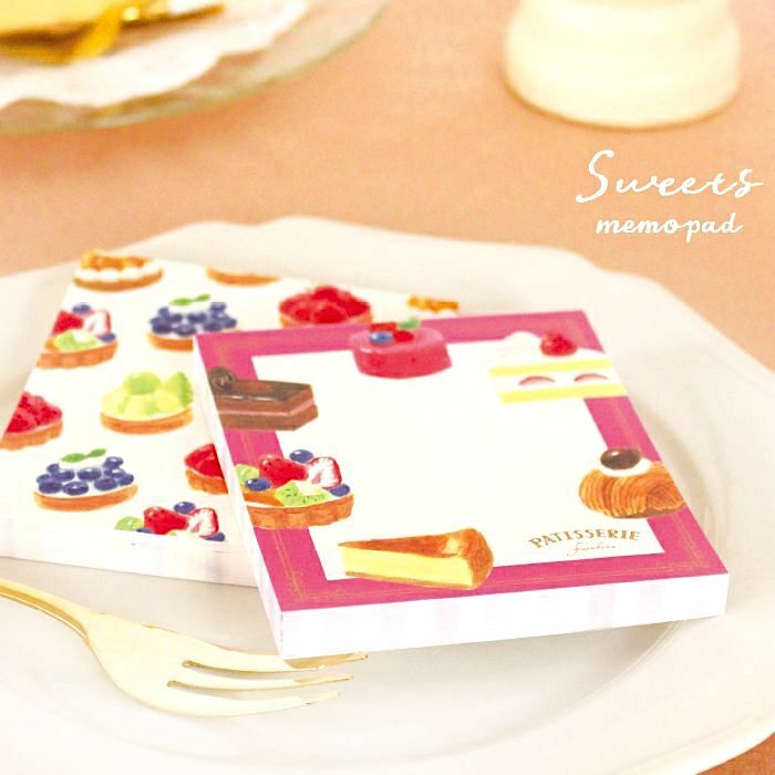 Furukawashiko Memo Pad－Otome Time Sweets Series (Japanese Stationery Brand)