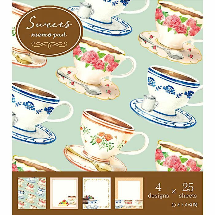 Furukawashiko Memo Pad－Otome Time Sweets Series (Japanese Stationery Brand)