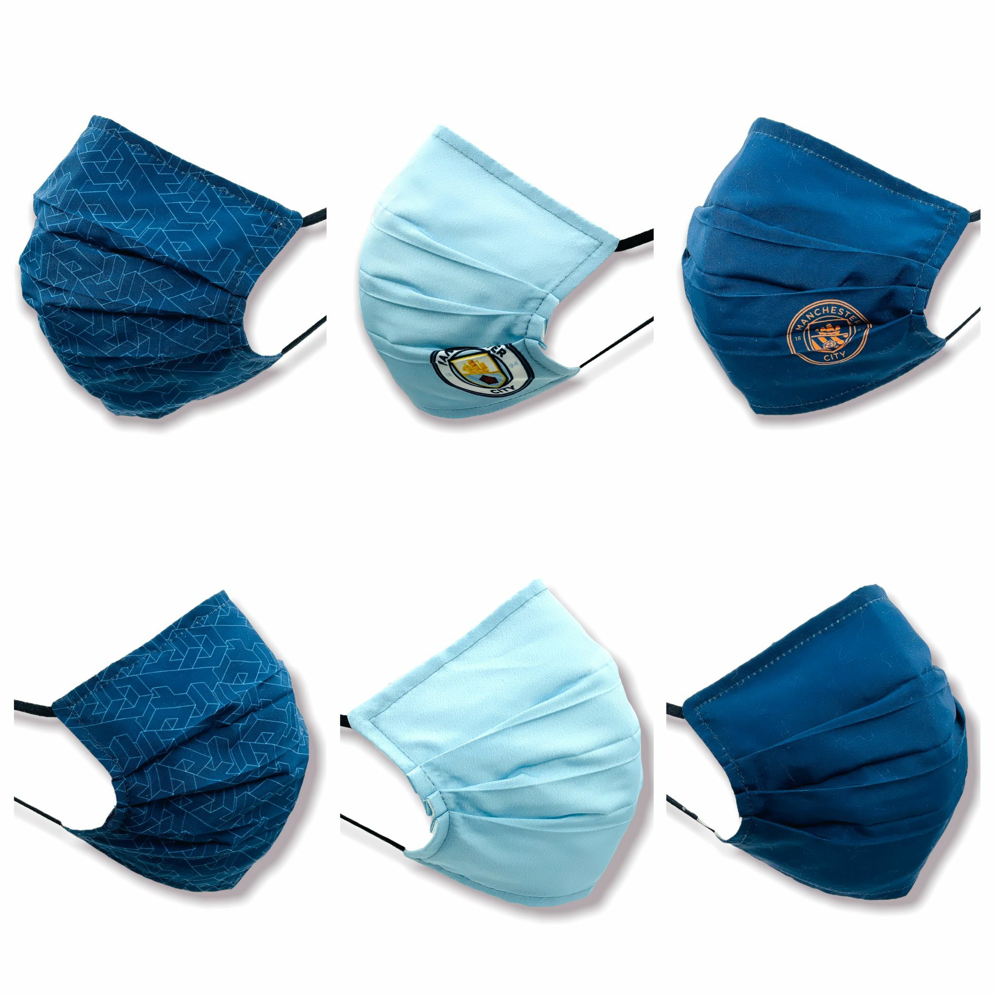 曼城會徽口罩套裝(一套三個)