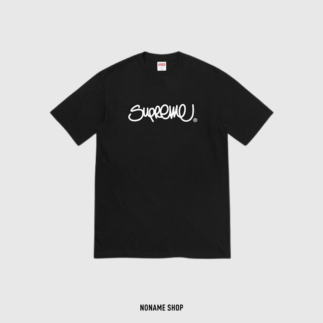 SUPREME 2022 SS Handstyle Tee LOGO 短T 黑色