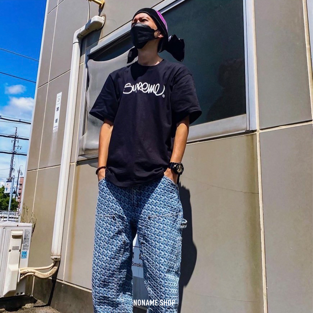 SUPREME 2022 SS Handstyle Tee LOGO 短T 黑色