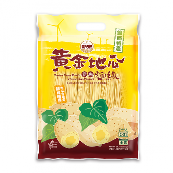 新宏 - 黃金地瓜養生麵線 600g
