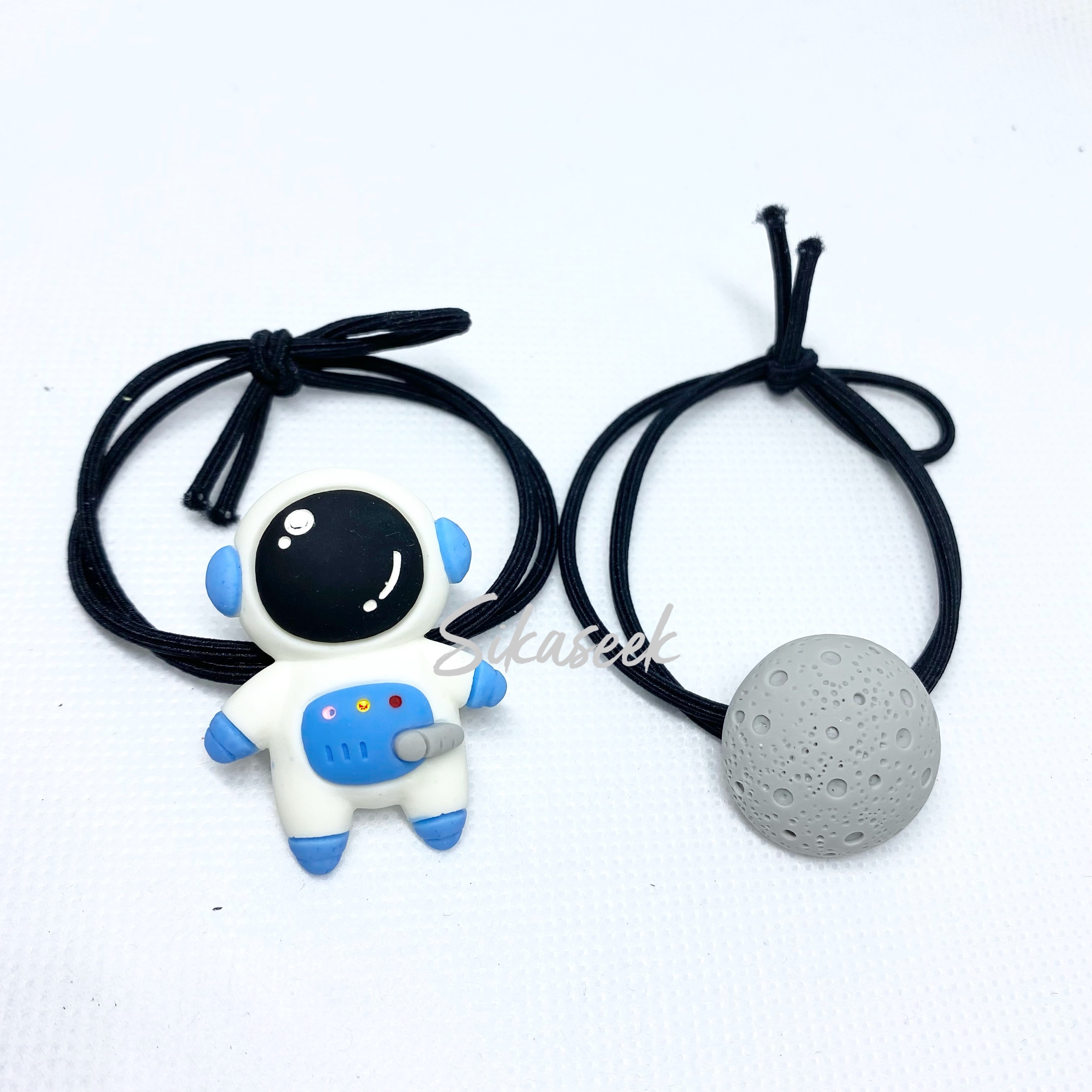 立體月球太空人頭繩