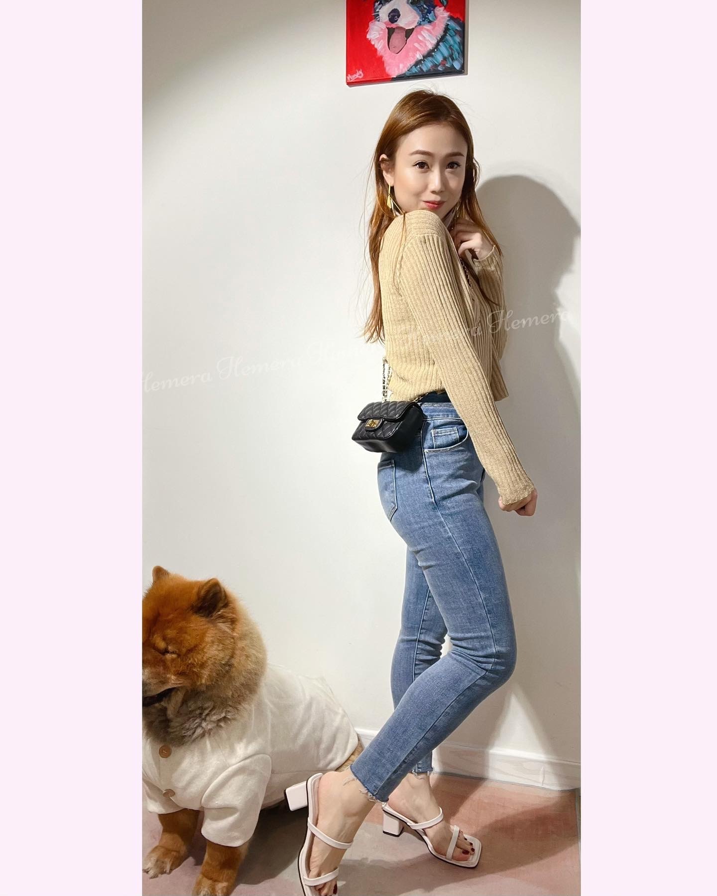 In stock “Whatever” Jeans