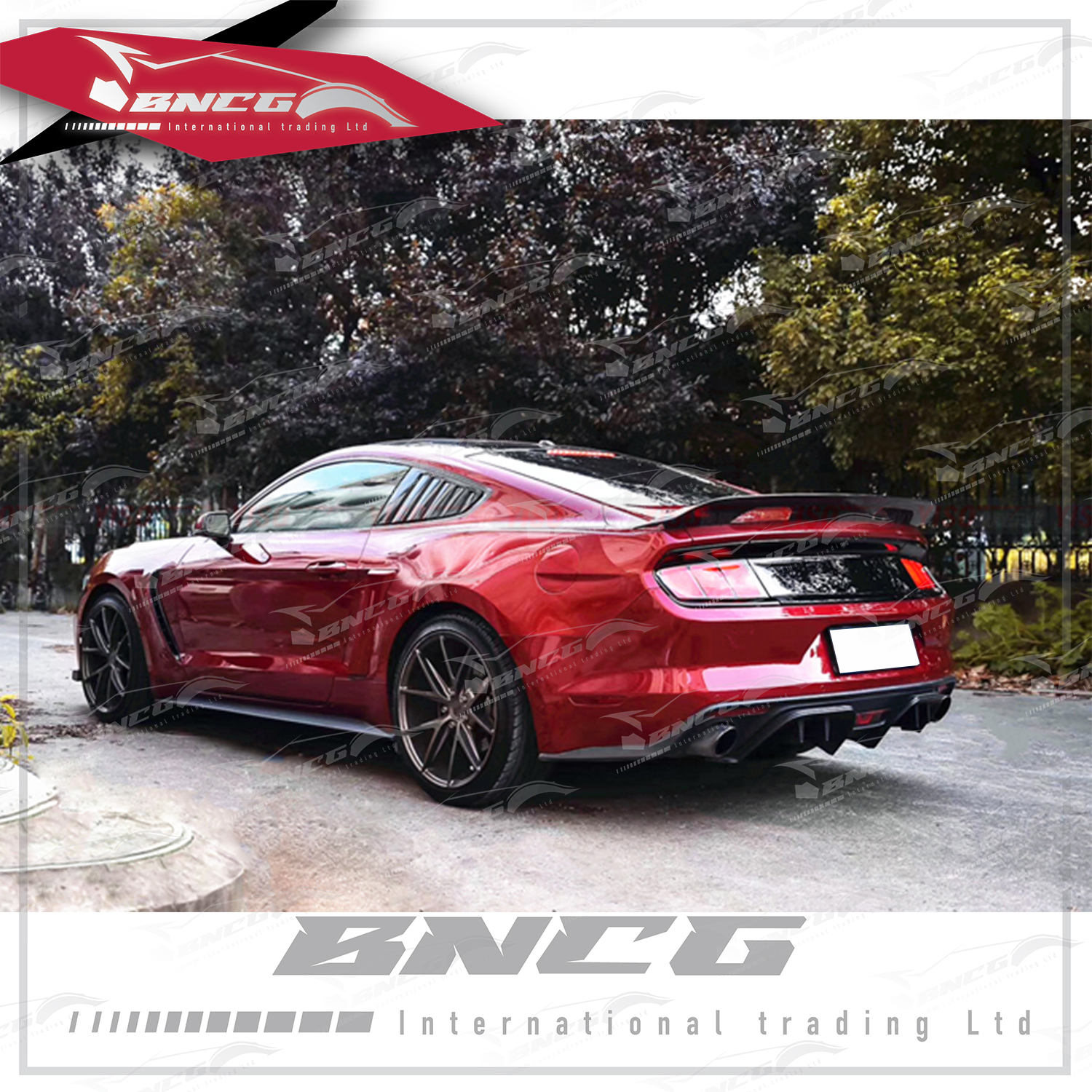 福特 野馬 Ford Mustang 15-19年式 改裝 卡夢 碳纖維 外觀件 空力套件 GT500款 尾翼