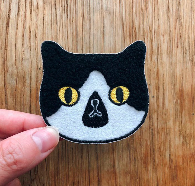 喵鼻貼 貓咪繡花別針 阿喵理髮廳系列|superB studio