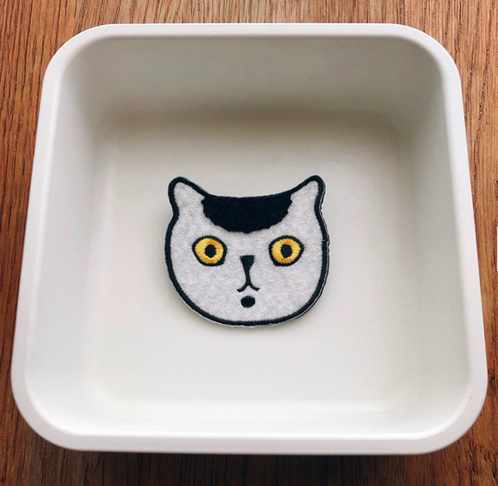 飯糰君 貓咪繡花別針 阿喵理髮廳系列|superB studio