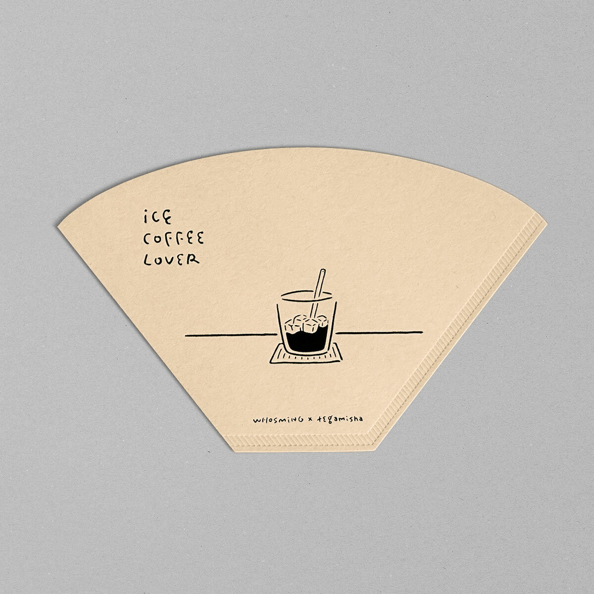 WHOSMiNG × 手紙社 - 濾紙卡片 ICE COFFEE LOVER