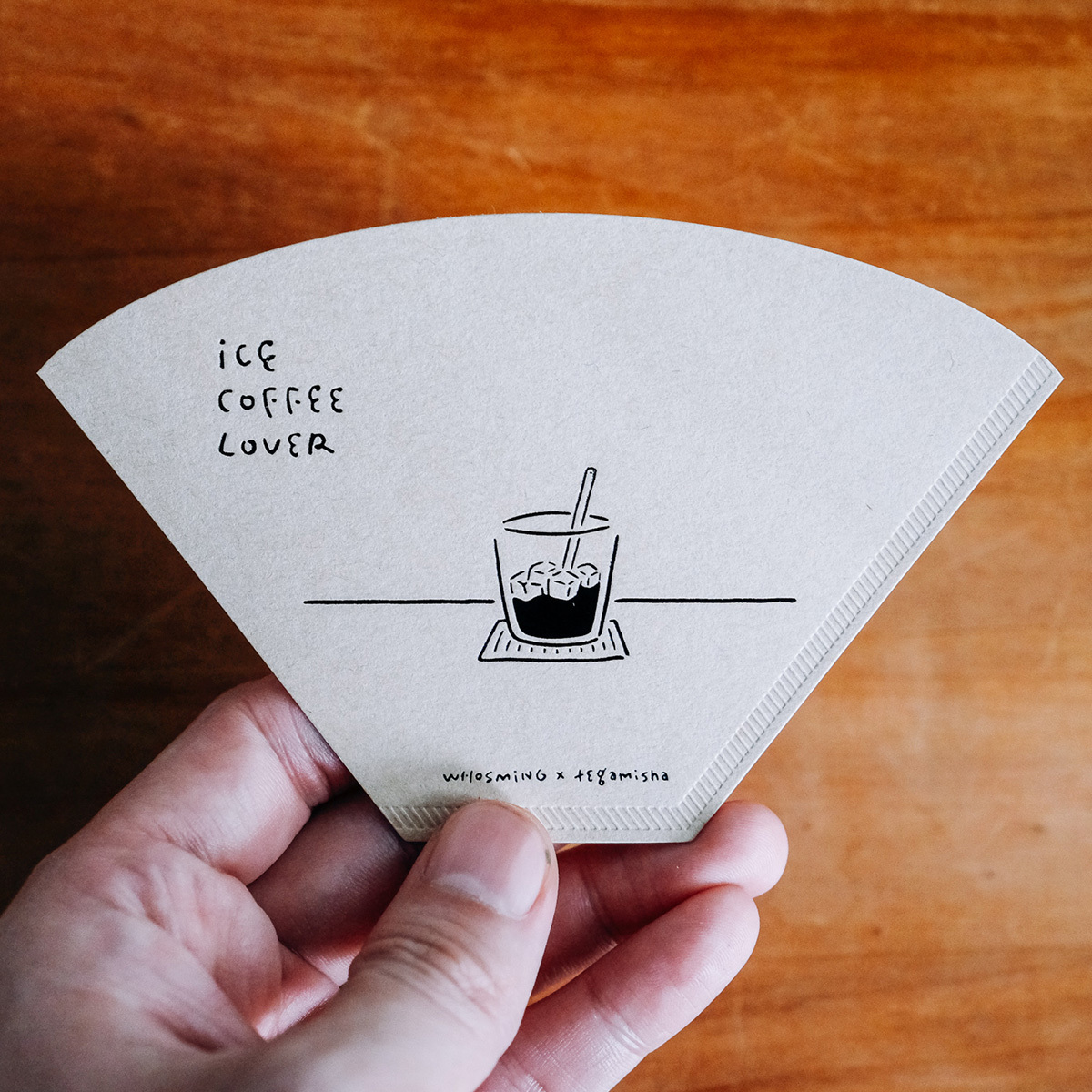 WHOSMiNG × 手紙社 - 濾紙卡片 ICE COFFEE LOVER
