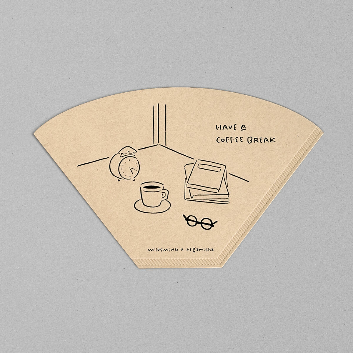WHOSMiNG × 手紙社 - 濾紙卡片 HAVE A COFFEE BREAK