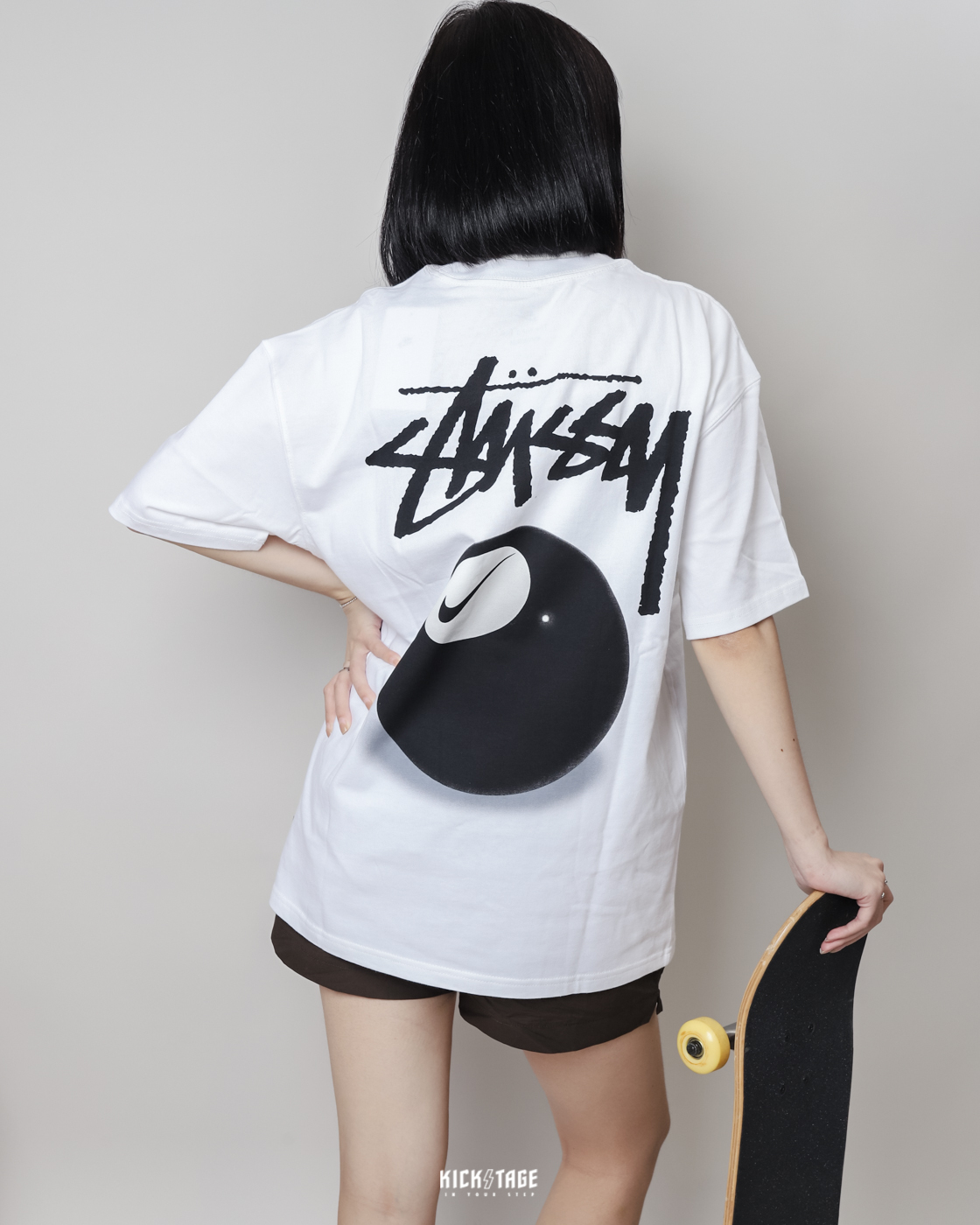 聯名款NIKE x STUSSY 8 Ball Tee 白色八號球短TEE【DO9323-100】