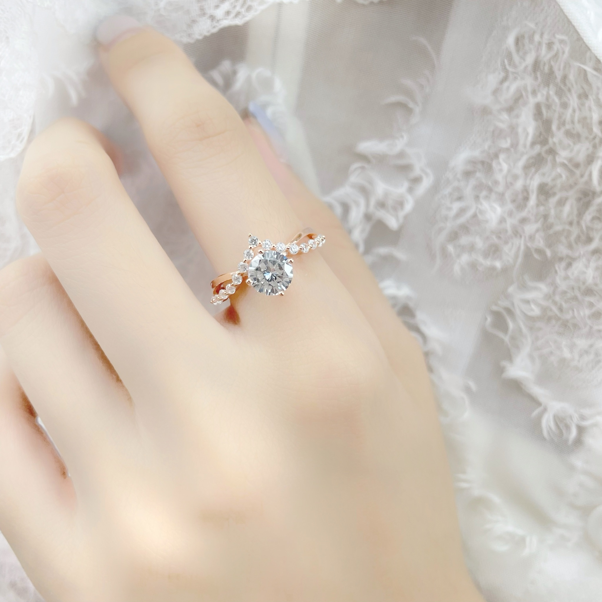 | 925 Silver・Rose Gold | Shine Of Happiness Ring （Silver / Rose Gold）  | RI0444 |