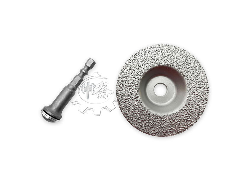 ＊中崙五金【附發票】YSS 3吋鑽石磨盤 DK-TSA62U 附六角連接桿 適用石材、石雕、金屬