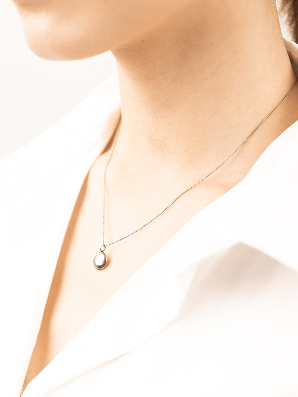 Yolanda   小圓形綴飾細項鍊(銀)