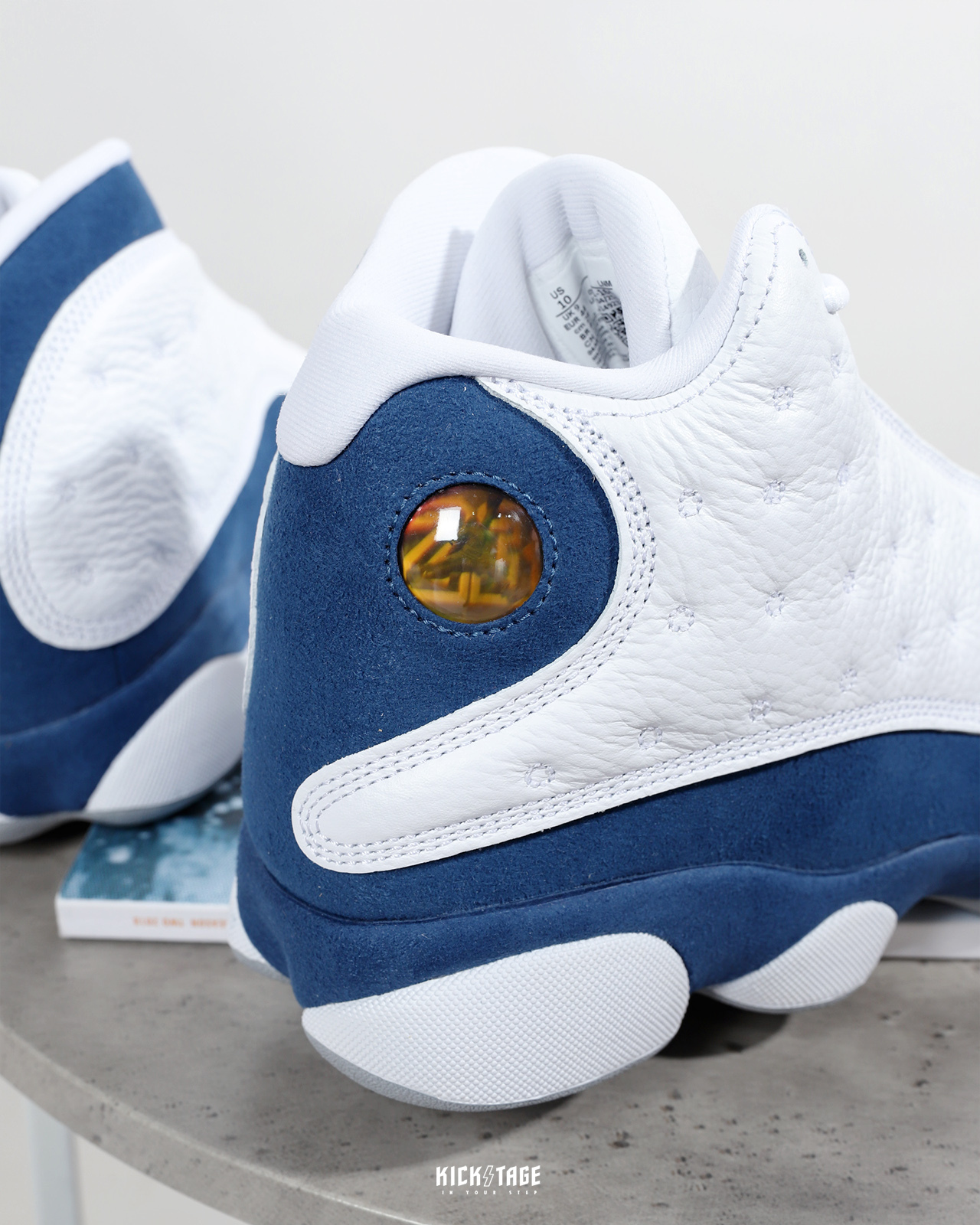 男鞋AIR JORDAN 13 RETRO French Blue 法國白藍復刻皮革反光貓眼13代