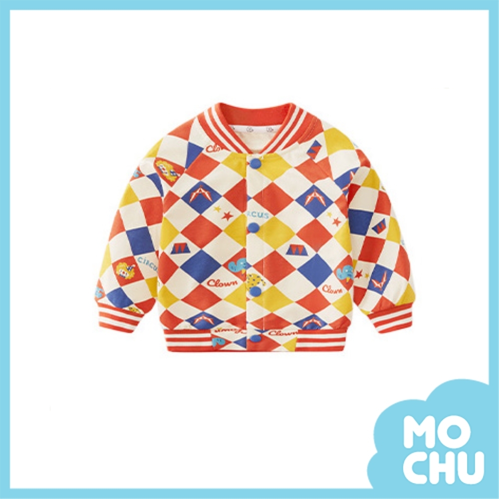 馬戲團彩色菱格外套