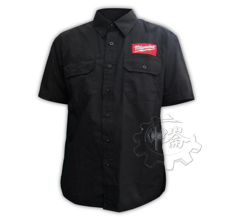 ＊中崙五金【附發票】Milwaukee 美沃奇原廠襯衫 S / M / L / XL / XXL 胸前雙口袋工作服