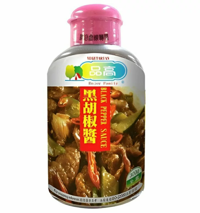 【品高】黑胡椒牛排醬(素) 300g