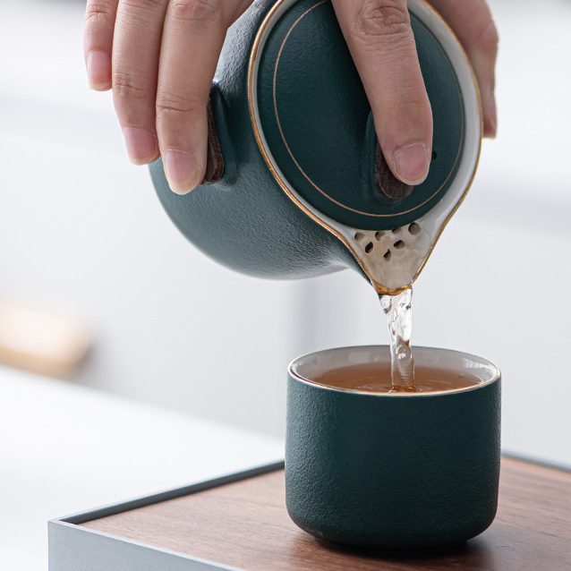 小旅行箱茶具組