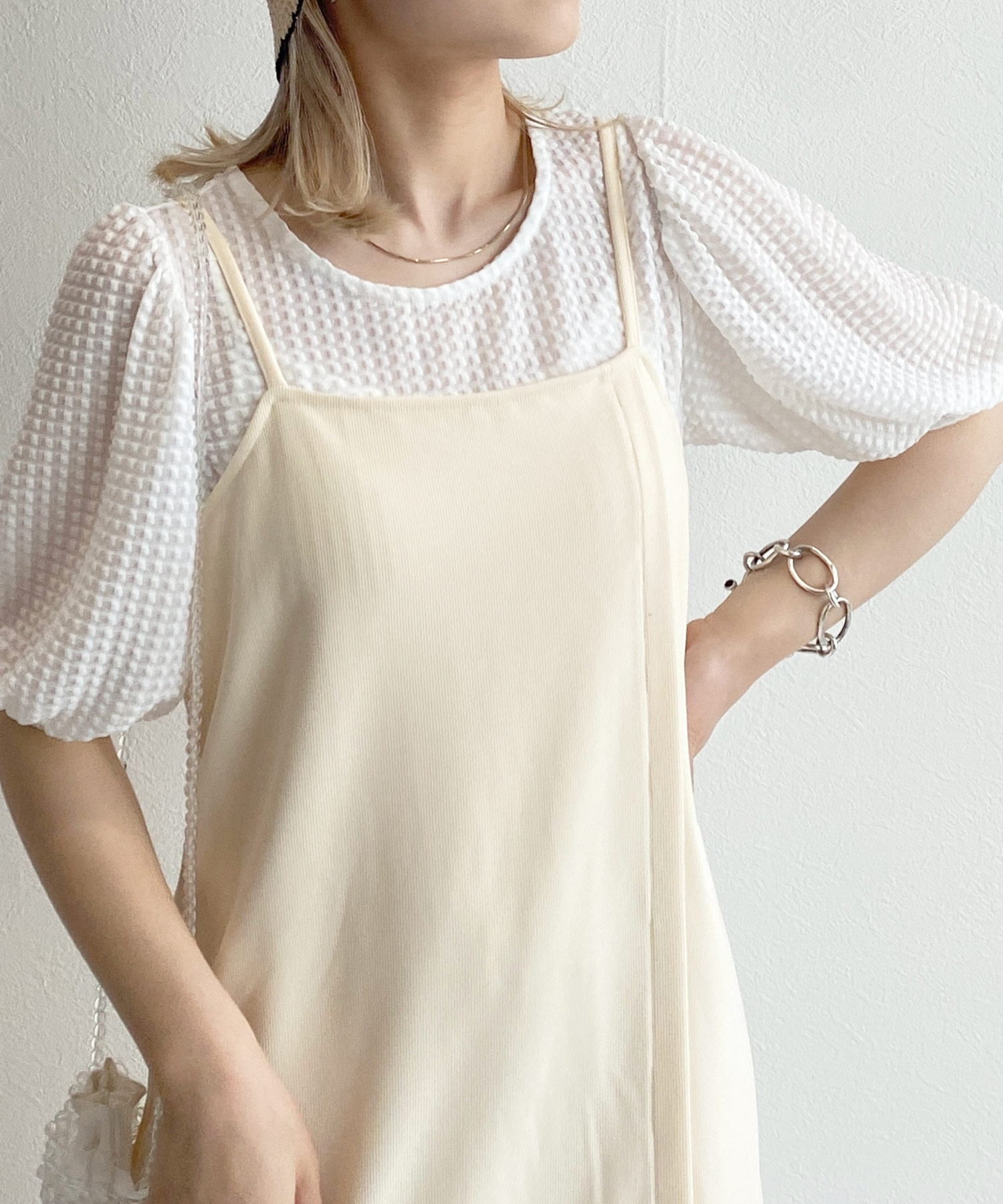 【日本直送】w closet 背部開敞TOP