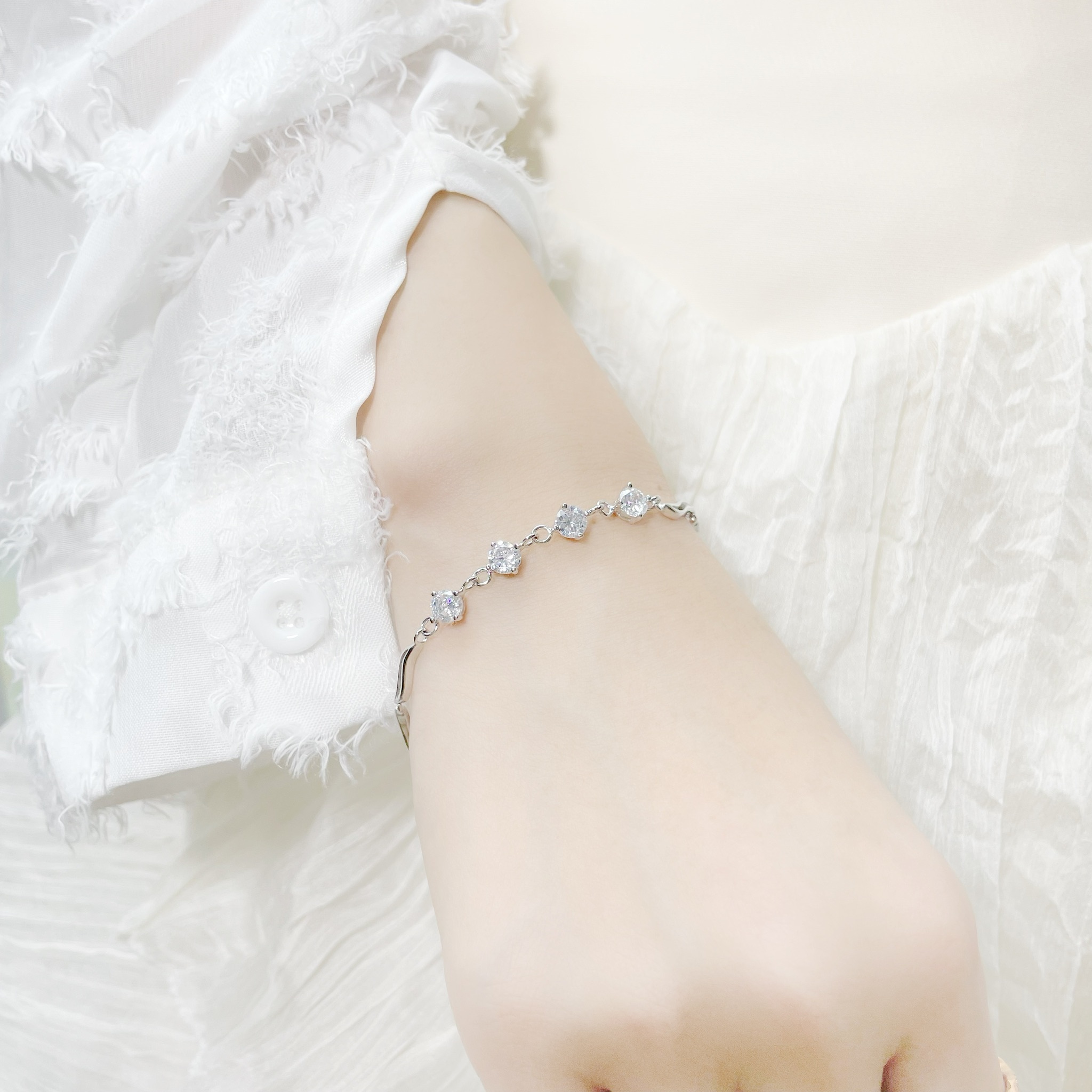 | 925 Silver・ White Gold | Sequel Bracelet | BR0659 |