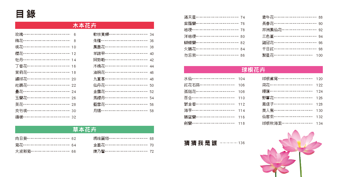 小百科圖鑑：花卉小百科