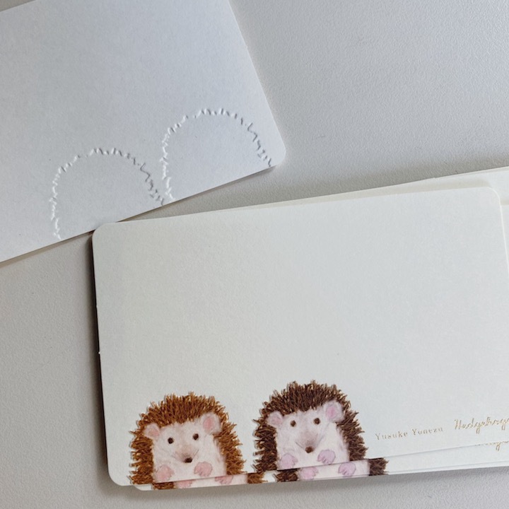 米津祐介 刺蝟 12枚小卡片｜日本Greeting Life