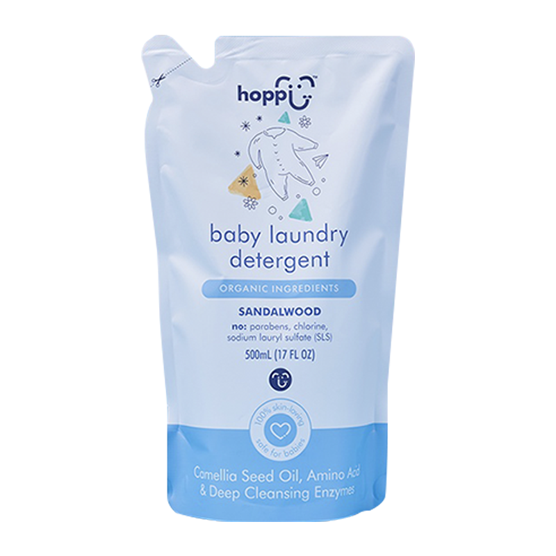 Hoppi 100 Organic Baby Laundry Detergent Refill Pack 5