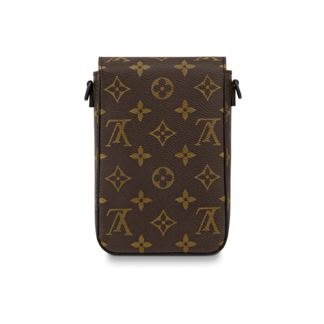 Louis Vuitton LV S Look Vertucal 棕色老花 手機包 斜背包