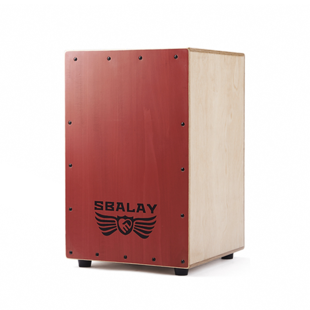 SBALAY SBALAY SCJ2 木箱鼓 鈴噹響線型 原木色/紅色 附原廠雙肩背袋 坐墊 第 3 張圖片｜三峽鼓 / 打擊