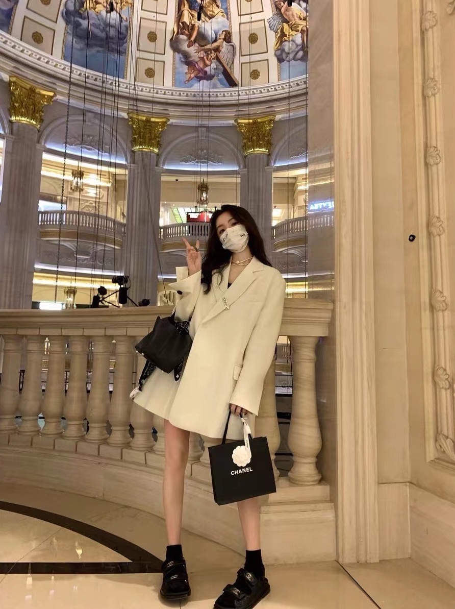 百搭挺版 西裝外套(黑/白/灰)