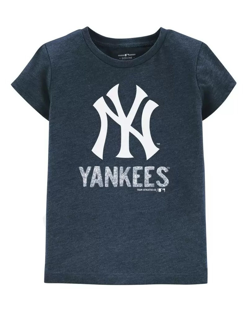 【預購】美國Carter's MLB聯名上衣 - 紐約洋基 (Glitter)