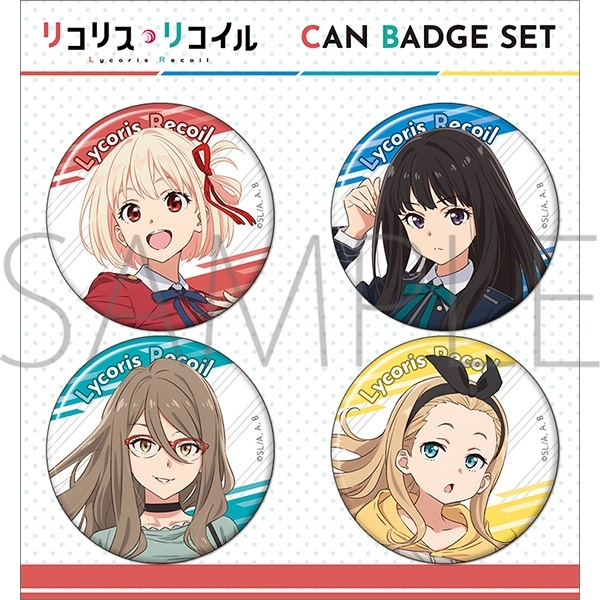 「ACG.GO」「預購」Lycoris Recoil 襟章set