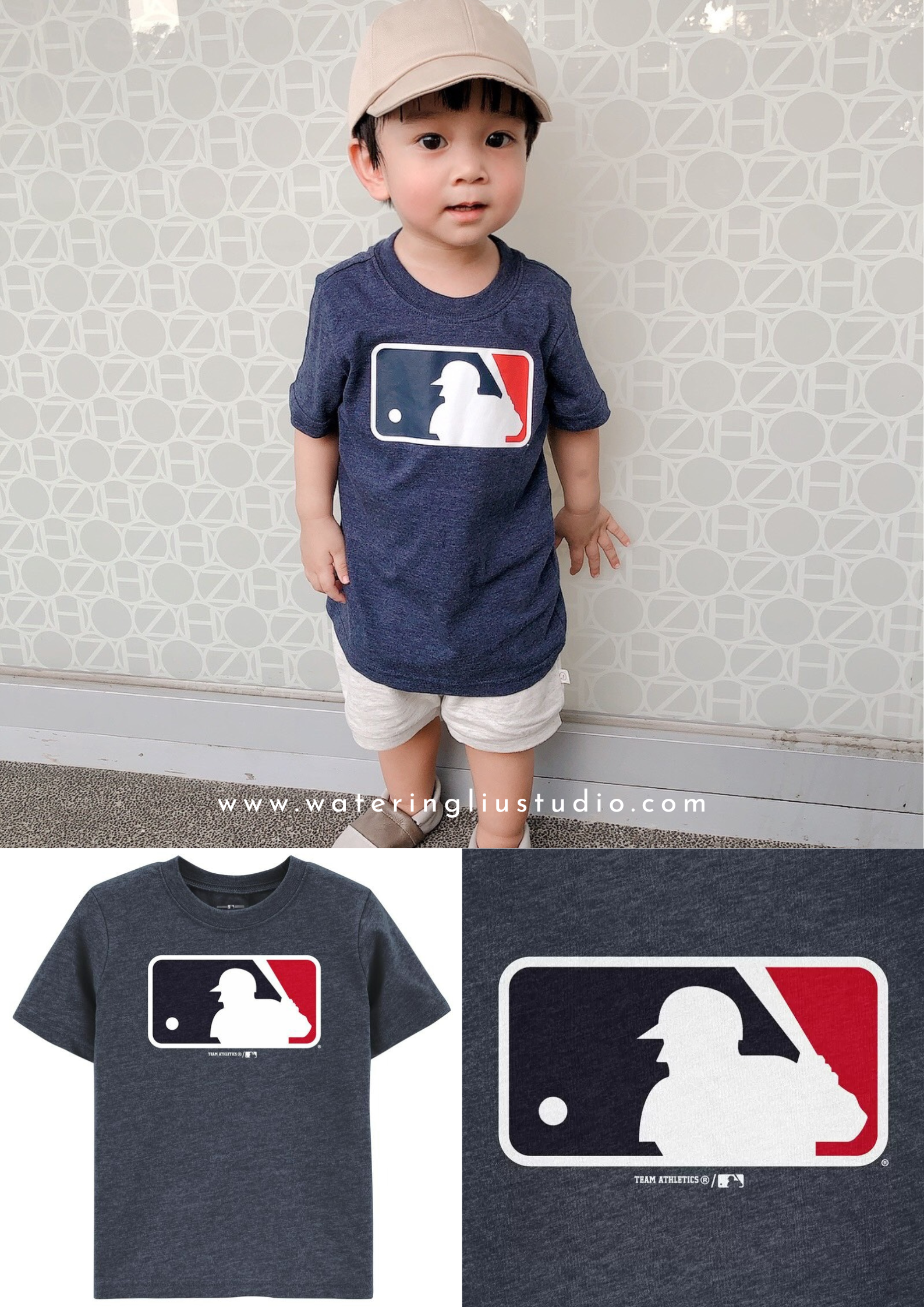 【預購】【口水款】美國Carter's MLB聯名上衣 - 美國職棒大聯盟