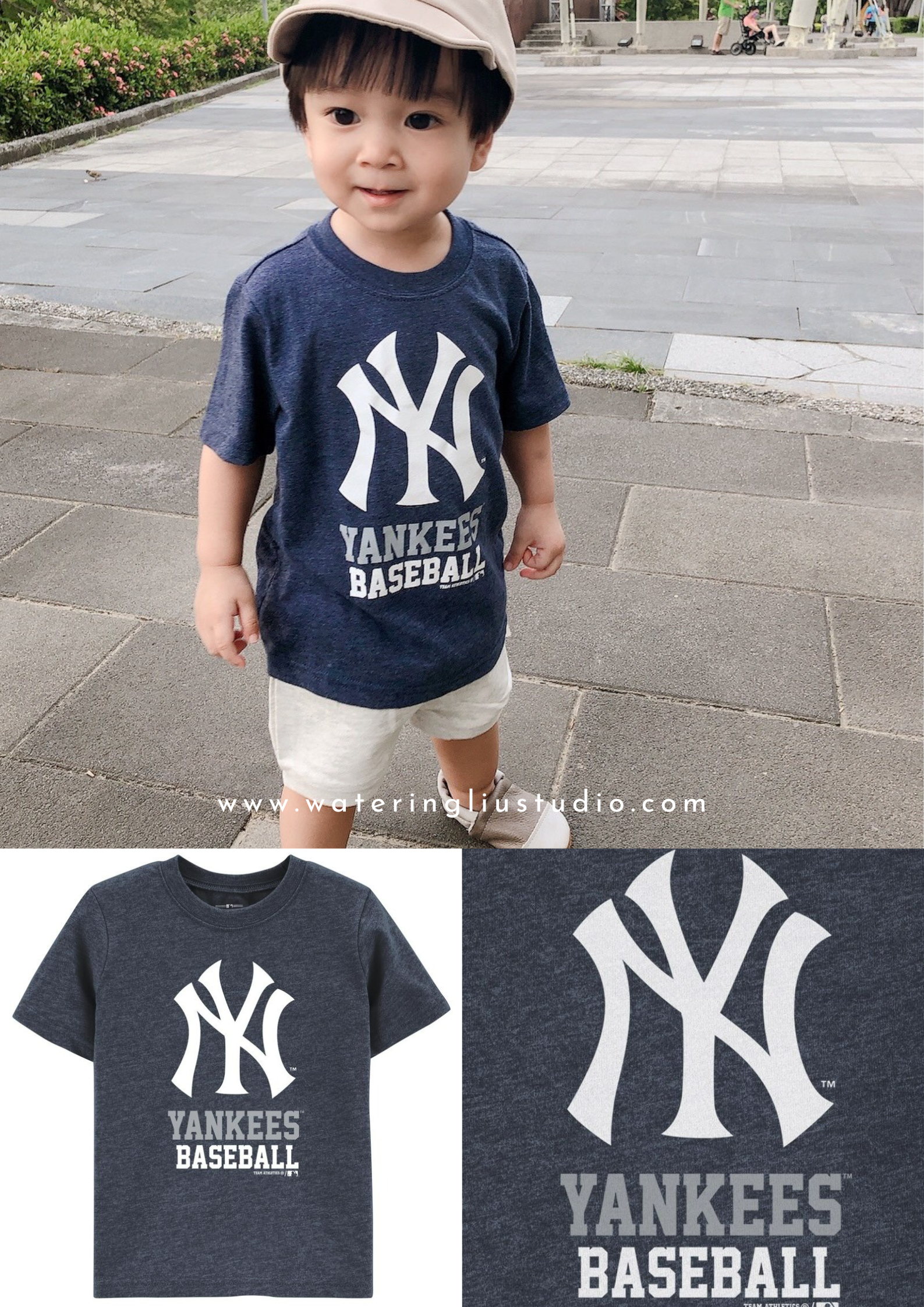 【預購】【口水款】美國Carter's MLB聯名上衣 - 紐約洋基