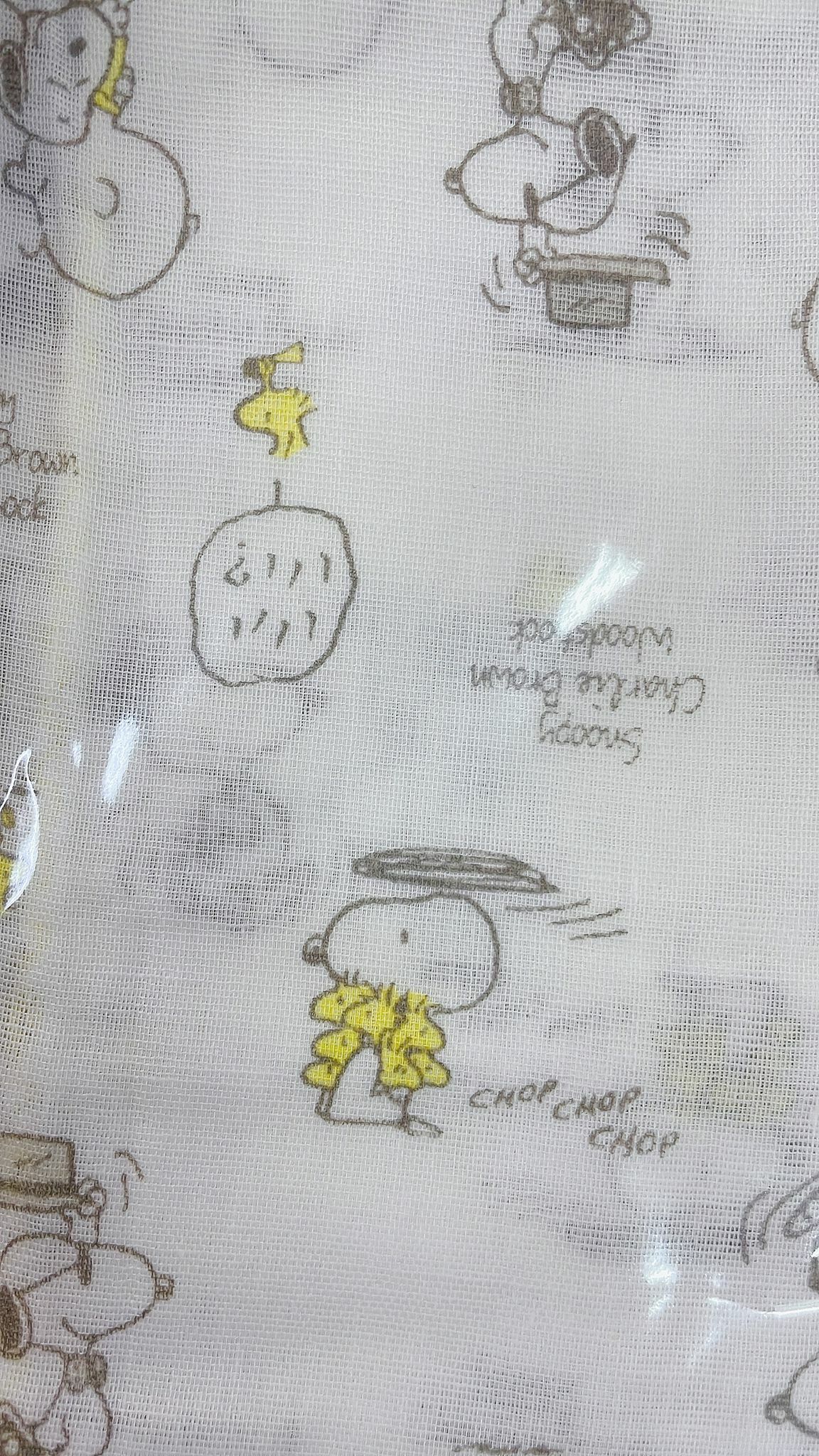 bb Snoopy史努比紗巾浴巾 100%棉 2枚組 ,尺寸27x70cm